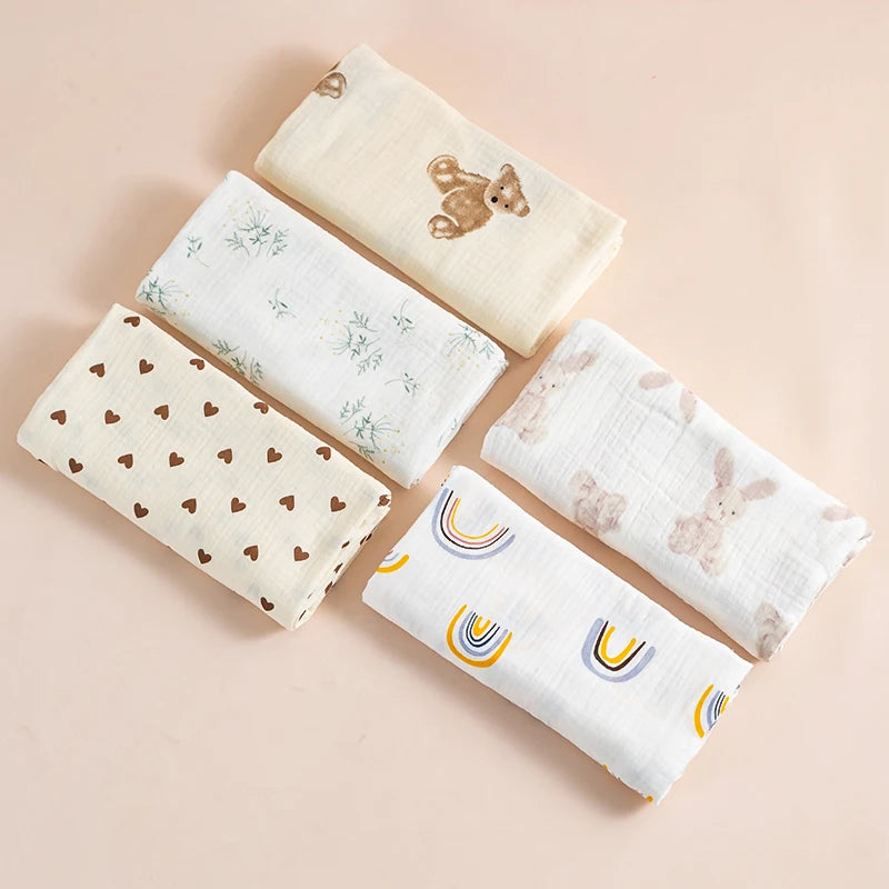 100% Muslin Cotton Swaddle