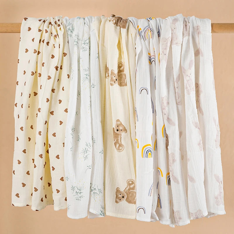100% Muslin Cotton Swaddle