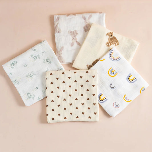 100% Muslin Cotton Swaddle